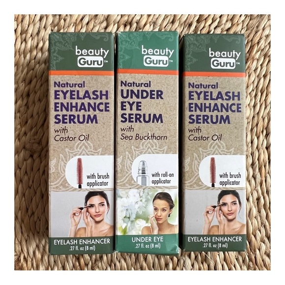 ‼️‼️BEAUTY GURU - NATURAL EYE LASH/UNDEREYE SERUM BUNDLE‼️‼️ - Picture 1 of 11